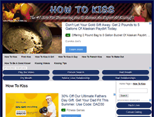 Tablet Screenshot of how-to-kiss.org